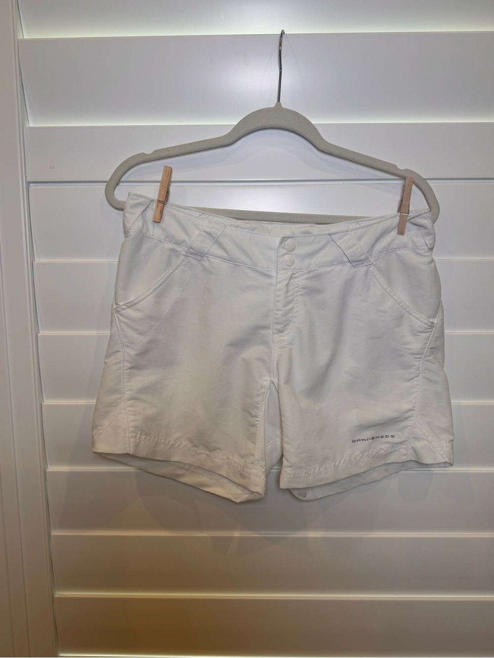 Columbia White Women’s Performance Shorts
